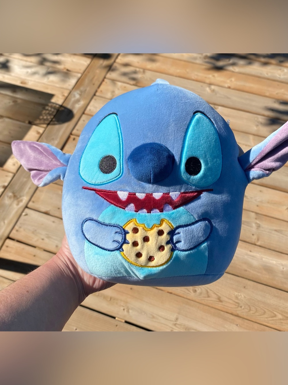 NWT Disney Stitch Squishmallows Plush Cookie Stitch Blue Stuffed Plush Toy